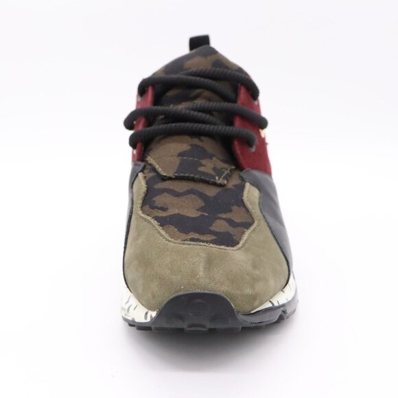 Steve Madden Cliff Sneakers Women’s Size 7.5 Green Burgundy Camo - Picture 11 of 15